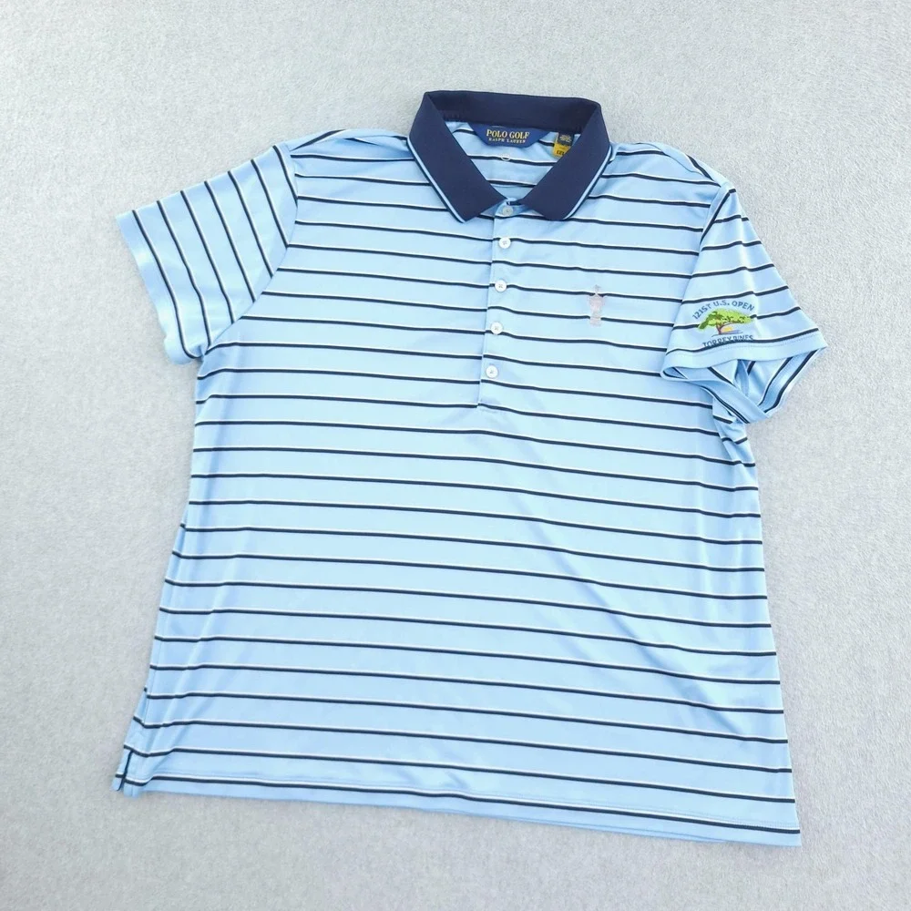 Polo Ralph Lauren 121st US Open Torrey Pines Shirt 2XL Blue Golf USGA